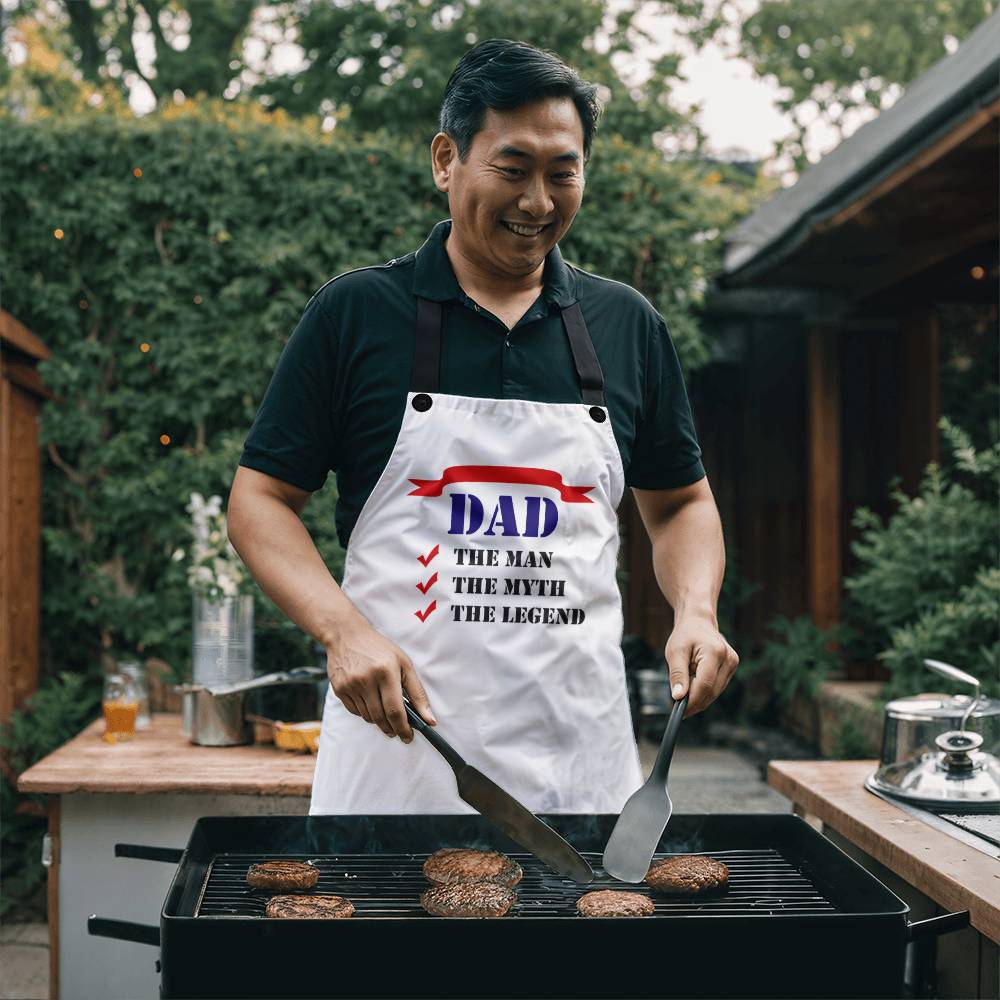 Gift for Dad - Grilling Apron - Dad - Free Shipping