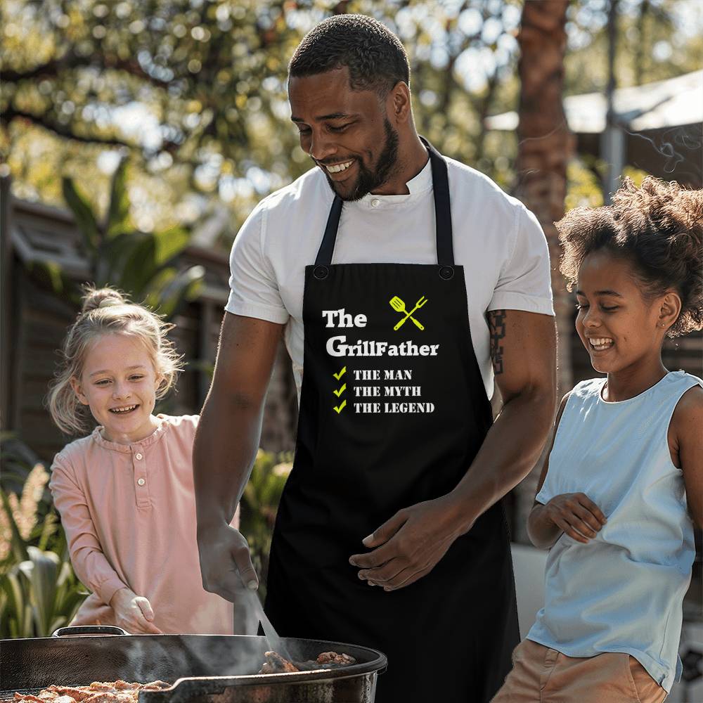 Father's Day Gift - GrillFather - black - Free Shipping