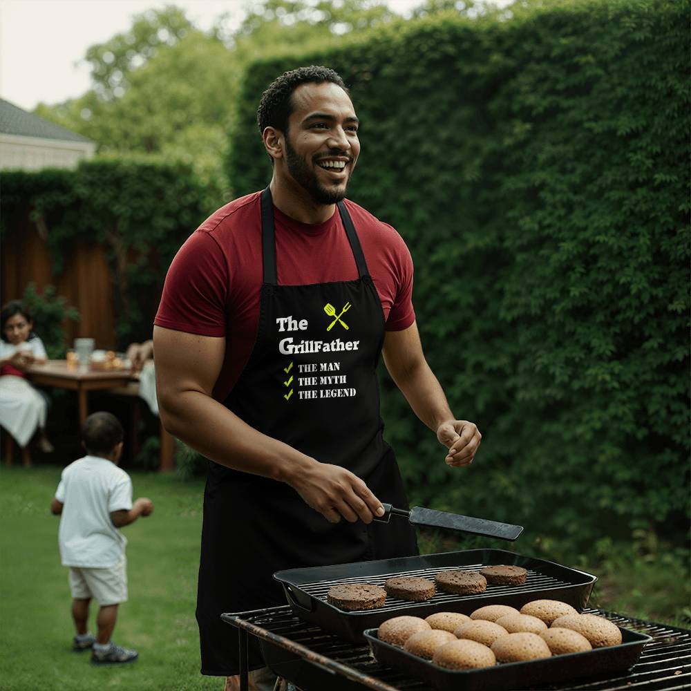 Father's Day Gift - GrillFather - black - Free Shipping