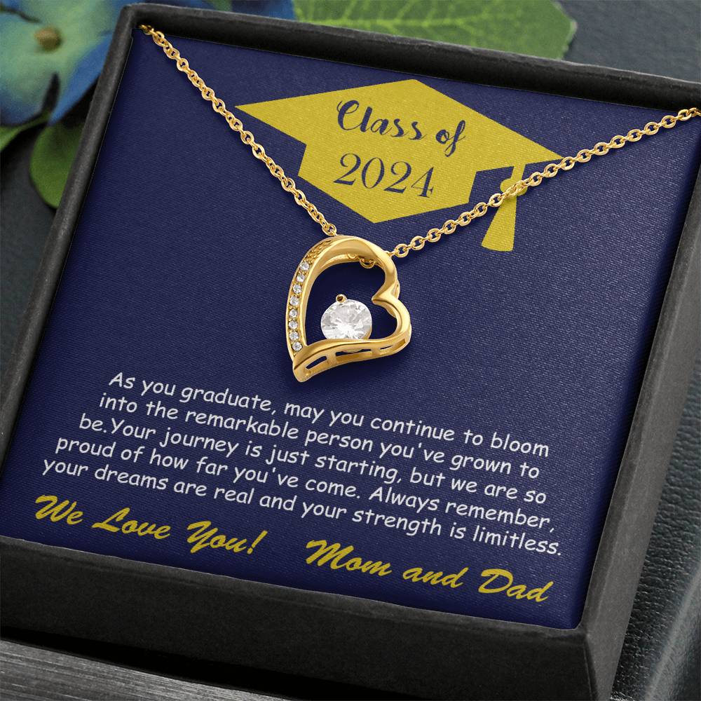 Graduation Gift - Daughter from Mom and Dad - Love - FREE SHIPPING